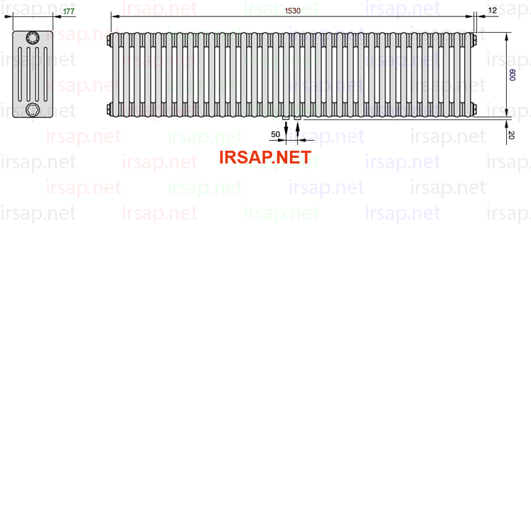 Радиатор IRSAP Tesi 50600/34 T50 CL 01